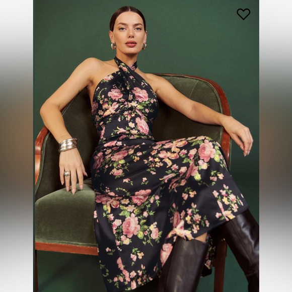 Reformation Maddison Silk Dress - Picture 1 of 10